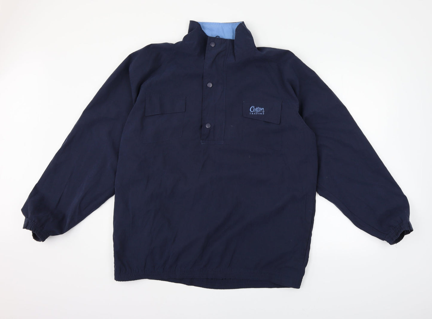 Cotton Traders Mens Blue   Gilet Coat Size L