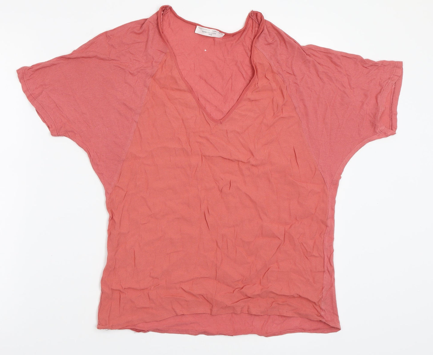 Zara Womens Pink   Basic T-Shirt Size S