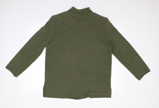 Holmewood Womens Green   Basic Blouse Size 14