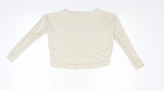 Sophie Girls Beige   Pullover Sweatshirt Size 8-9 Years