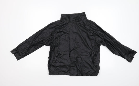 Outdoor Fun Boys Black   Jacket  Size 8-9 Years