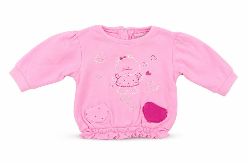Pastello Baby Pink   Basic T-Shirt Size 6-9 Months