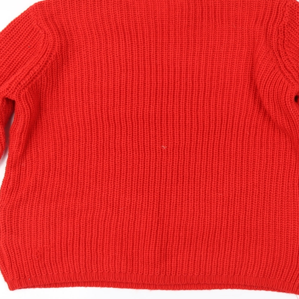 Preworn Womens Red   Pullover Jumper Size M