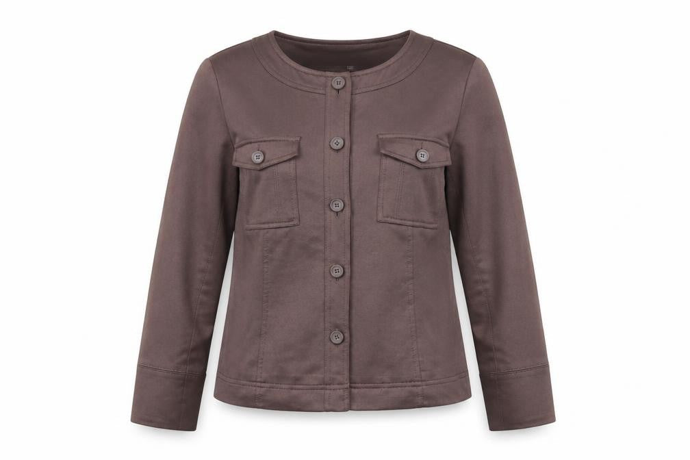 Country Casuals Womens Brown Jacket Coat Size 12