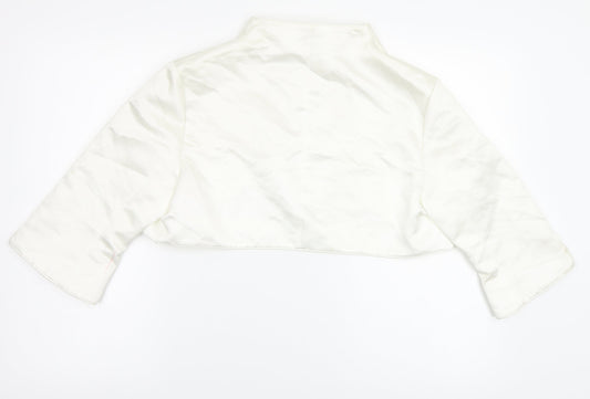 Pearce Fionda Womens White   Overcoat Jacket