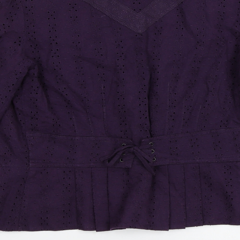 Matthew Williamson Womens Purple   Jacket Blazer Size 10
