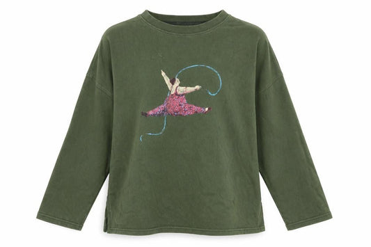 Preworn Womens Green   Pullover Sweatshirt Size 8