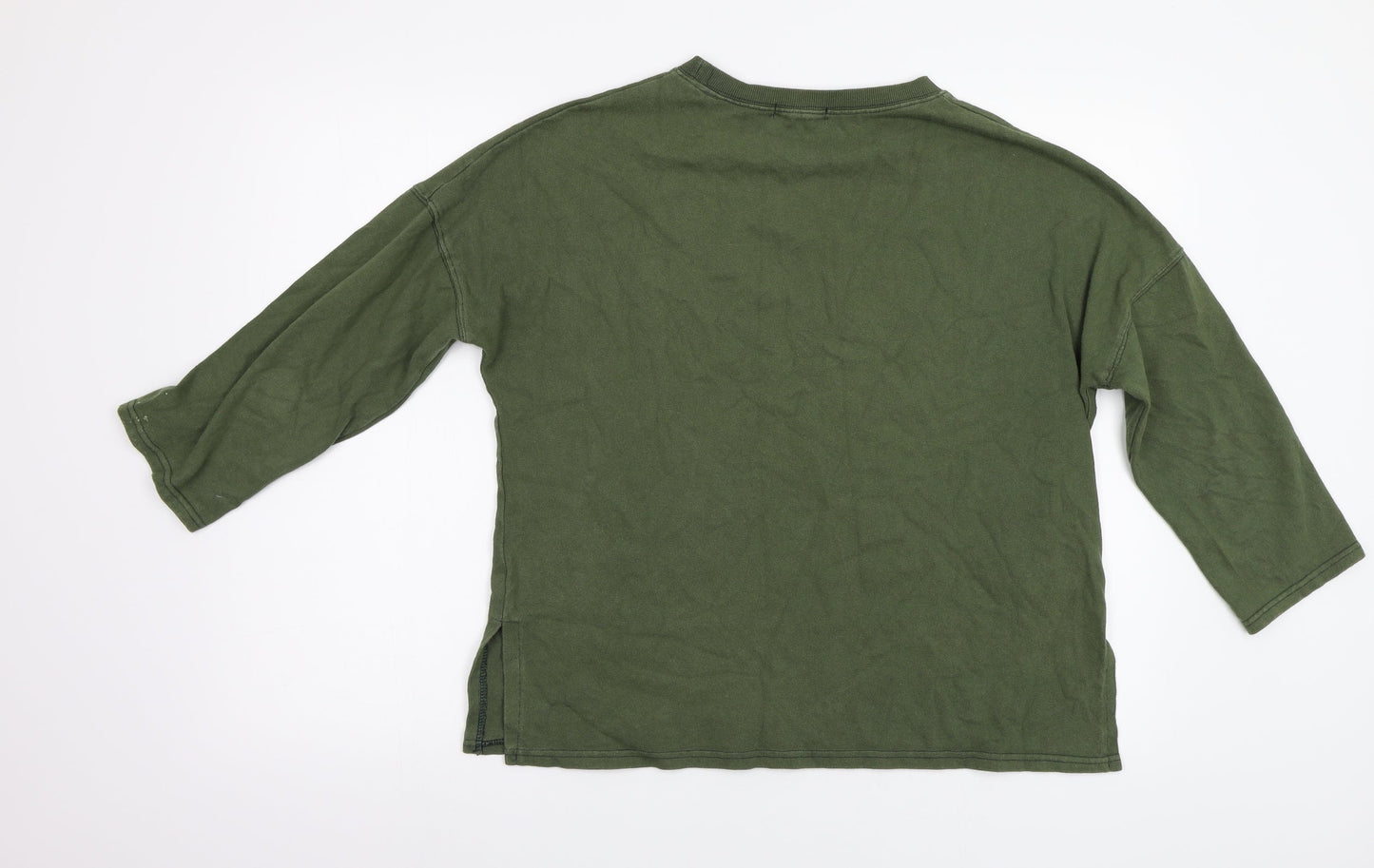 Preworn Womens Green   Pullover Sweatshirt Size 8