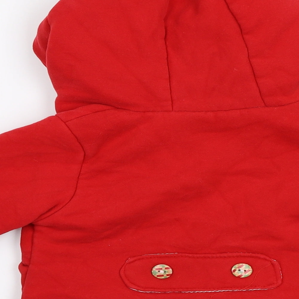 Bibicola Baby Red   Basic Coat Jacket Size 18 Months  - Minnie Mouse
