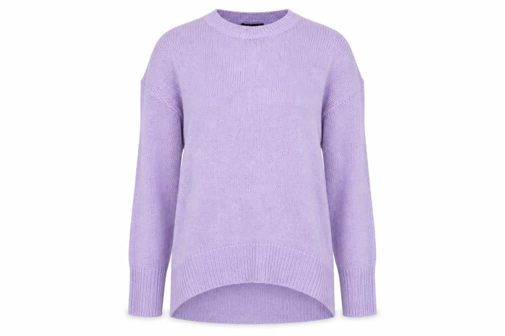 New Look Womens Purple   Henley Jumper Size L