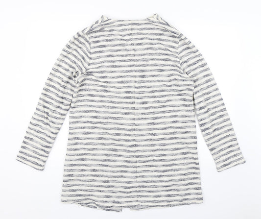George Womens White Striped  Jacket  Size 16