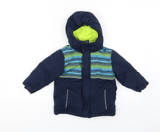 Topo Mini Boys Blue   Ski Jacket Jacket Size 2 Years