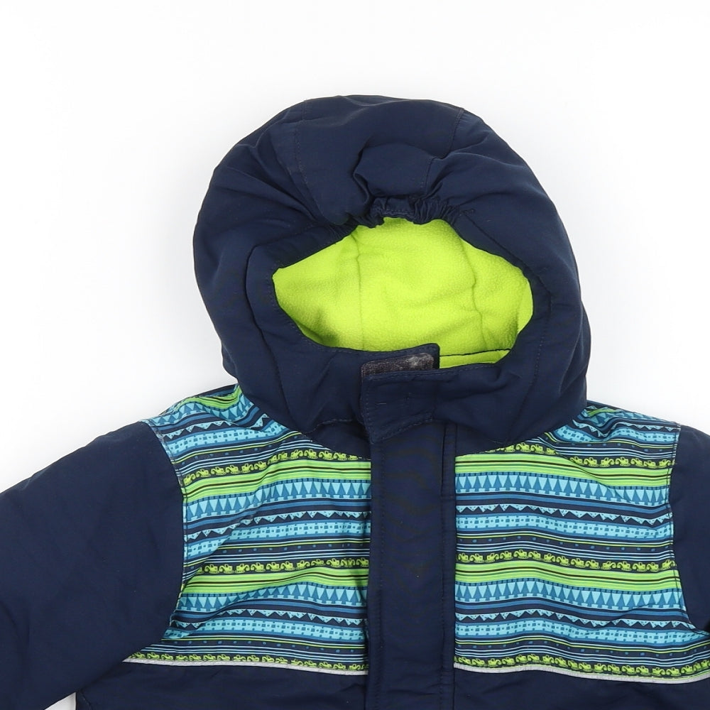 Topo Mini Boys Blue   Ski Jacket Jacket Size 2 Years
