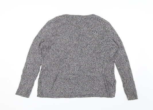 H&M Womens Grey   Pullover Jumper Size L