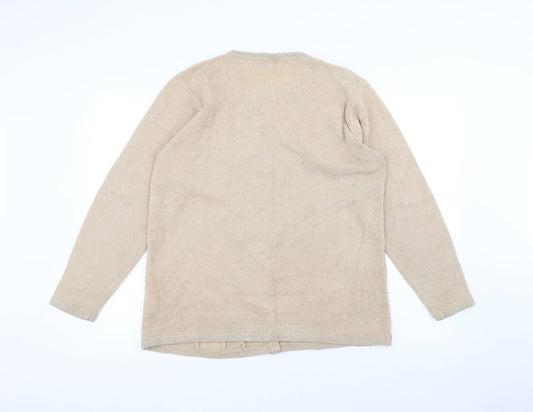 Fay Louise Womens White   Cardigan Jumper Size M