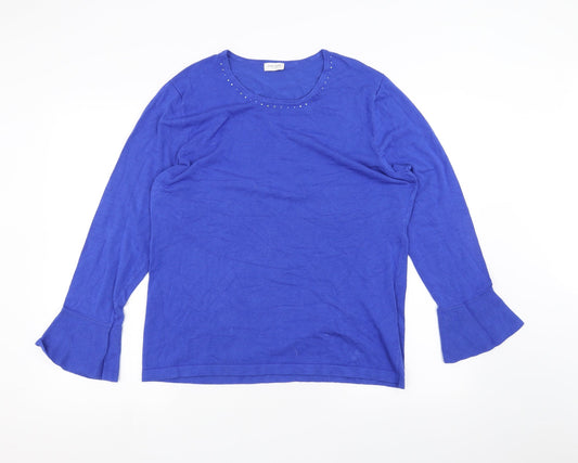 Gerry Weber Womens Blue   Basic T-Shirt Size 16