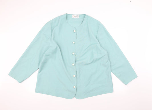 Richard Stump Womens Green   Jacket  Size 20