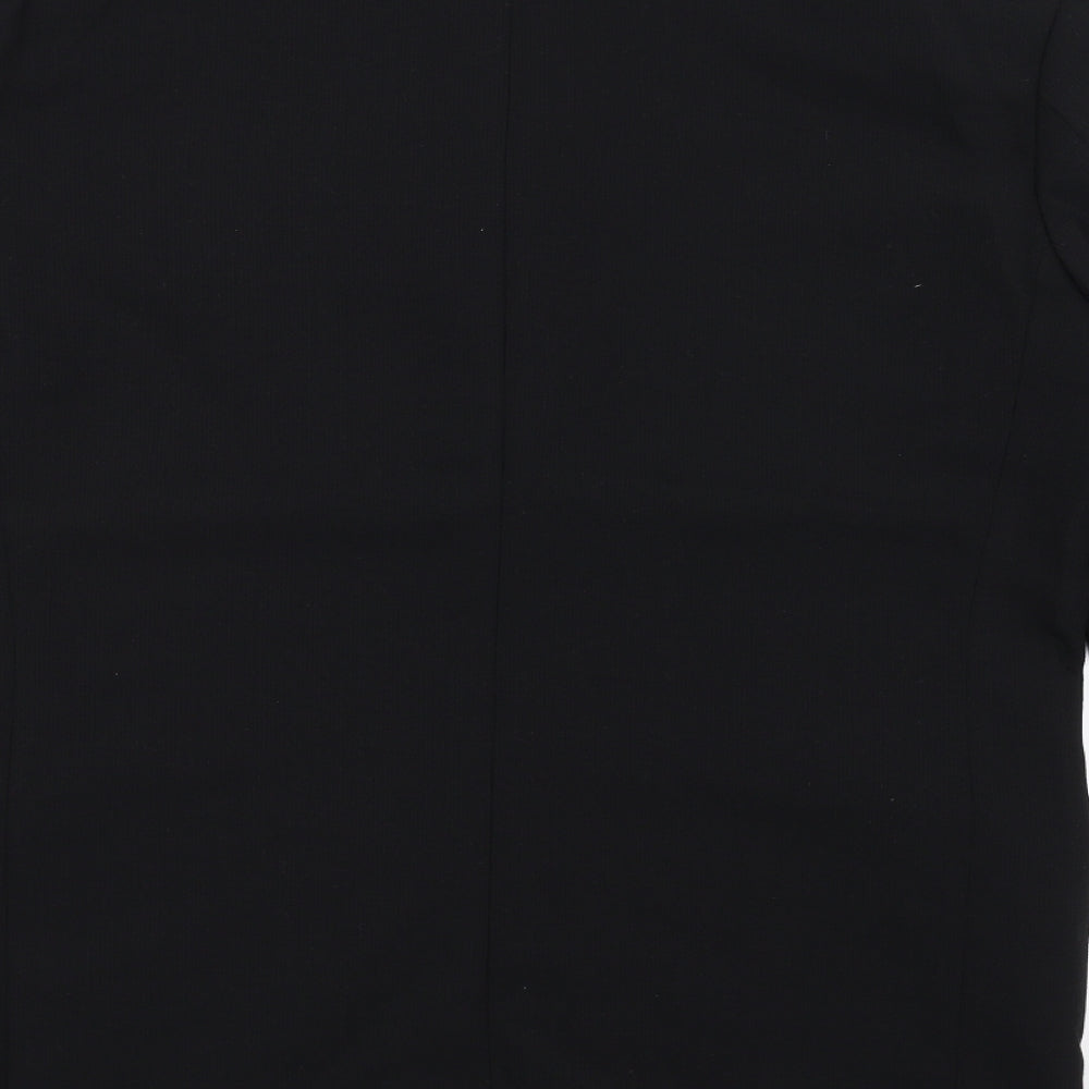 REMUS Mens Black   Jacket Suit Jacket Size 40