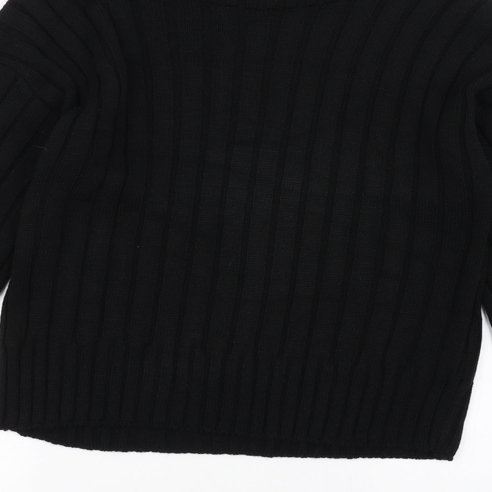 Preworn Womens Black   Pullover Jumper Size S