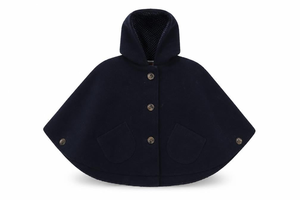 Front view of Preworn girls’ blue jacket, size 3, years