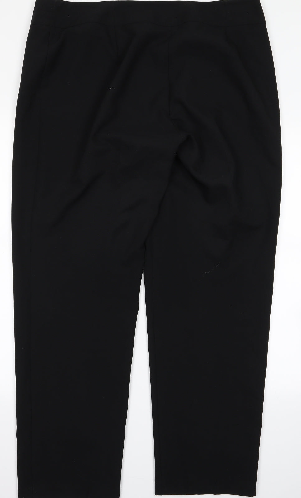 Preworn Womens Black   Trousers  Size 18 L26 in