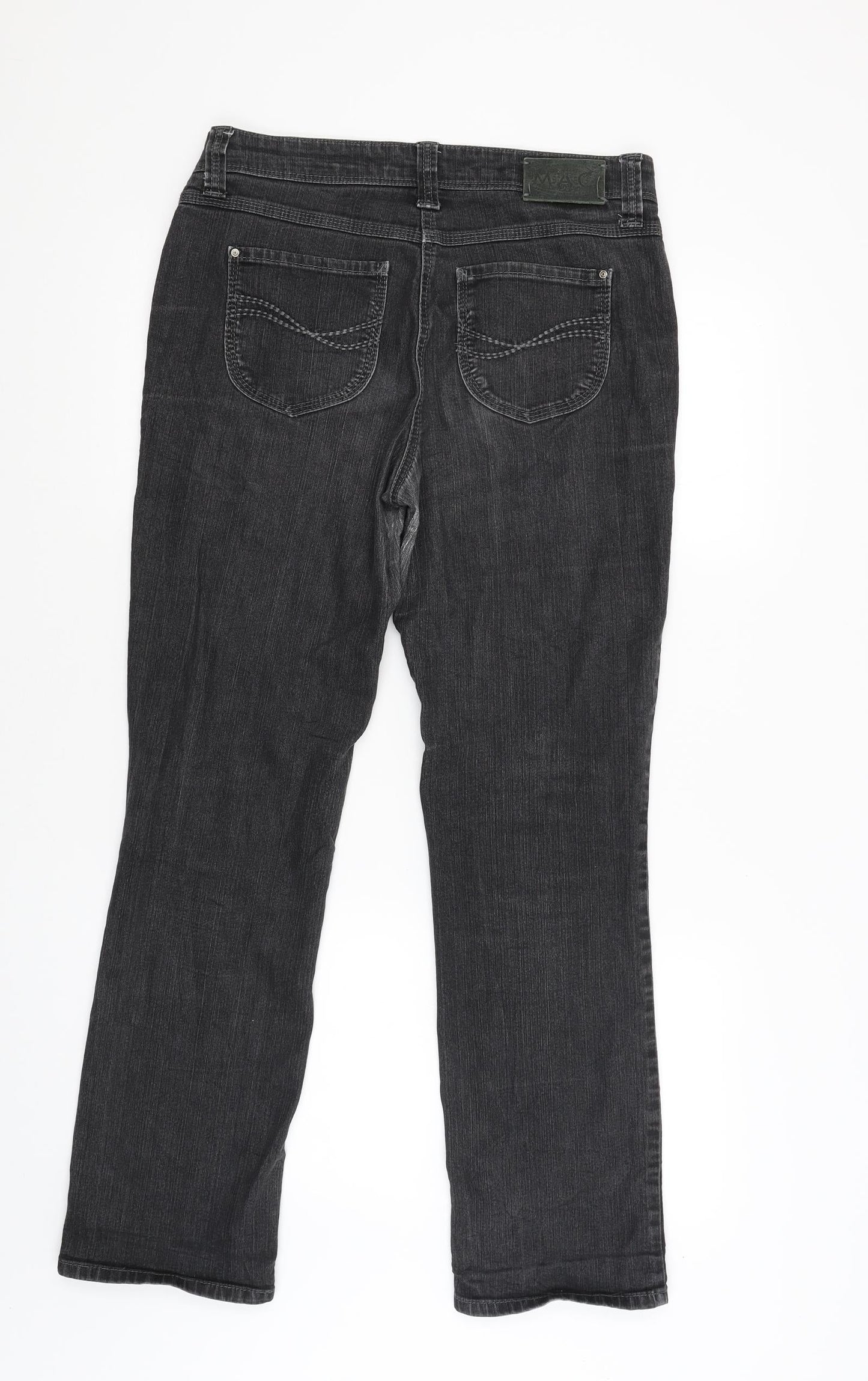 MAC Jeans Womens Black   Straight Jeans Size 38 L28 in