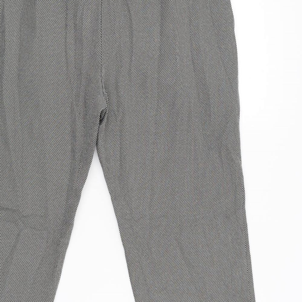 M&S Womens Black   Trousers  Size 14 L25 in