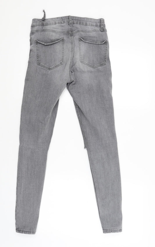 denim.co Womens Grey   Skinny Jeans Size 8 L27 in