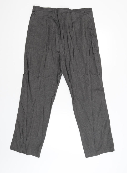 Turbo Womens Grey   Trousers  Size 18 L27 in
