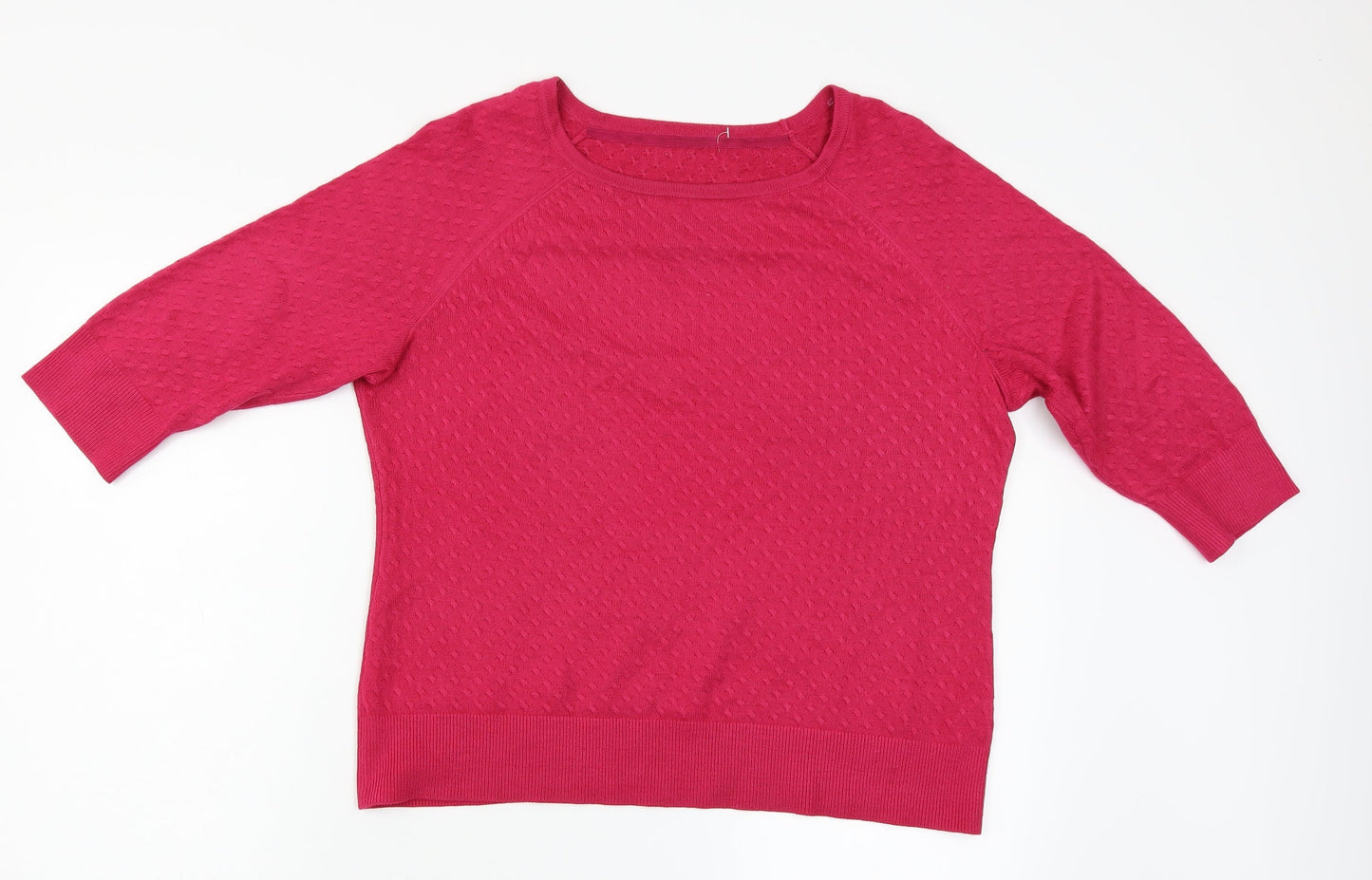 M&S Womens Pink   Pullover Jumper Size 14