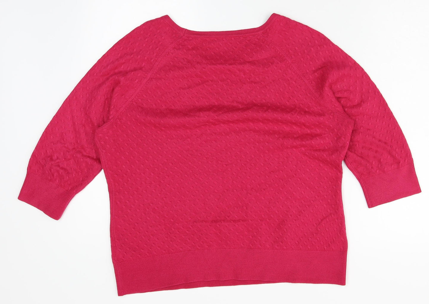 M&S Womens Pink   Pullover Jumper Size 14