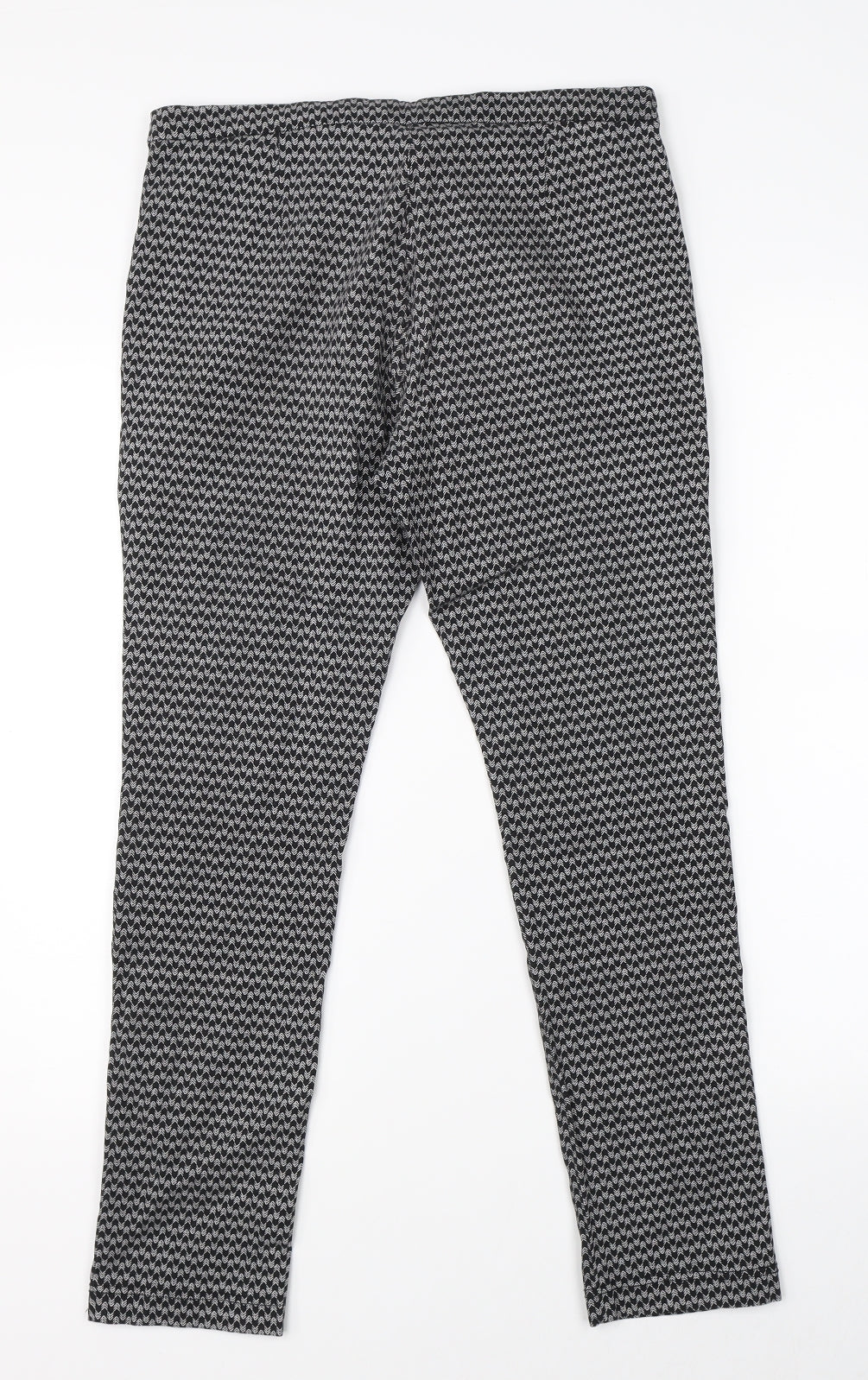Red Herring Womens Multicoloured Herringbone  Trousers  Size 12 L25 in