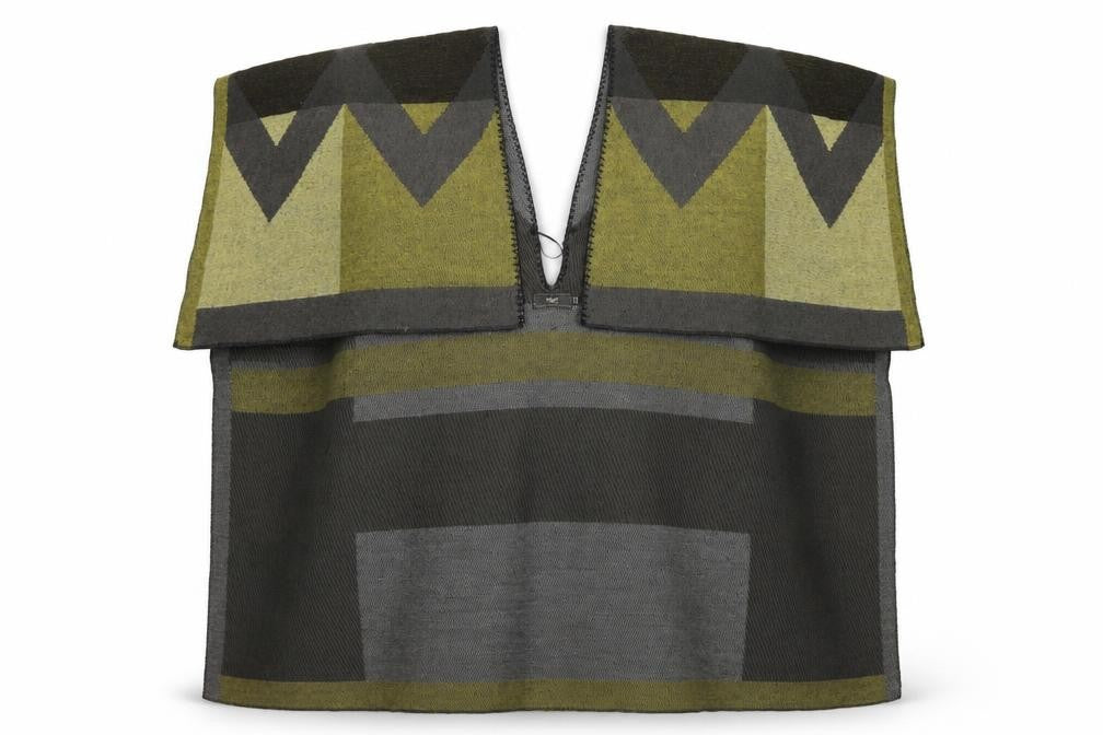 Next Womens Green Geometric  Wrap Jumper One Size