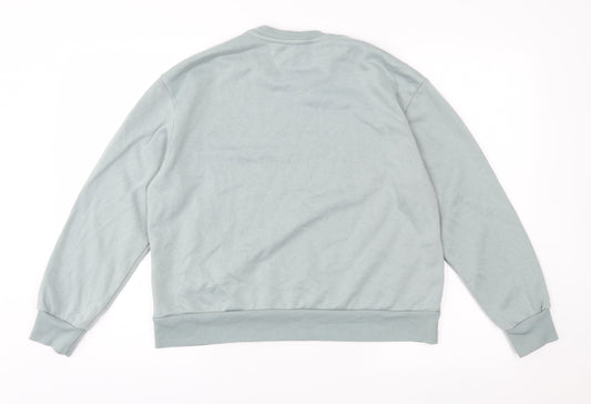 Primark Womens Blue  Jersey Pullover Sweatshirt Size 10
