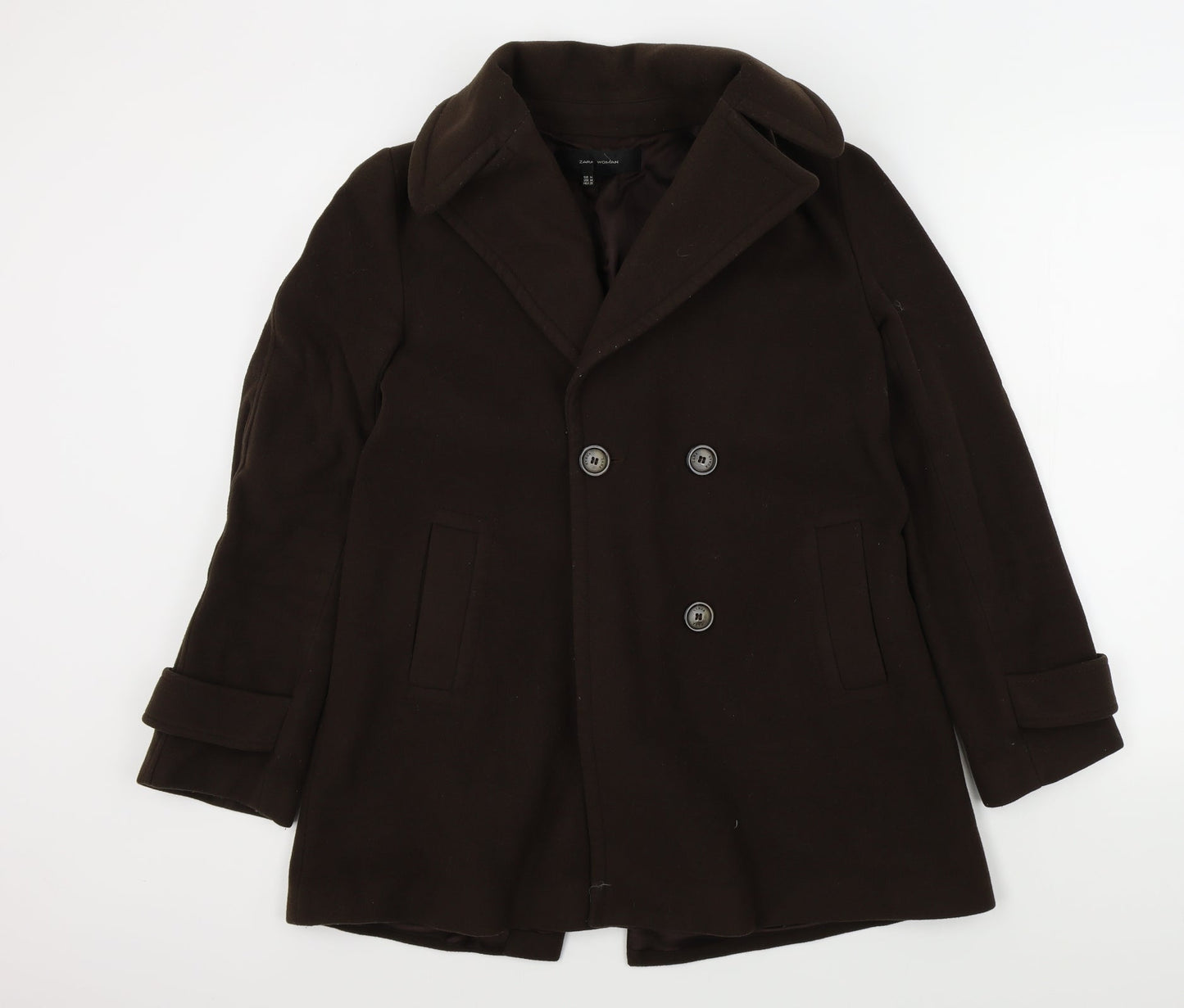 Zara Womens Brown   Jacket Coat Size M