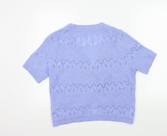 DMART Womens Blue   Cardigan Jumper Size L