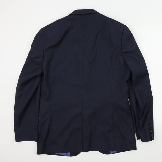 George Mens Blue   Jacket Suit Jacket Size 42
