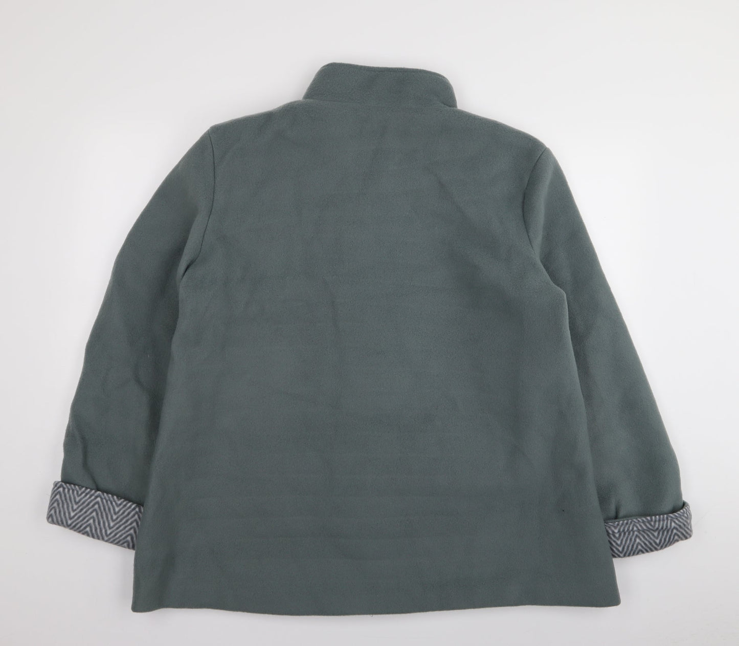 Anne De Lancay Womens Green   Overcoat Coat Size L