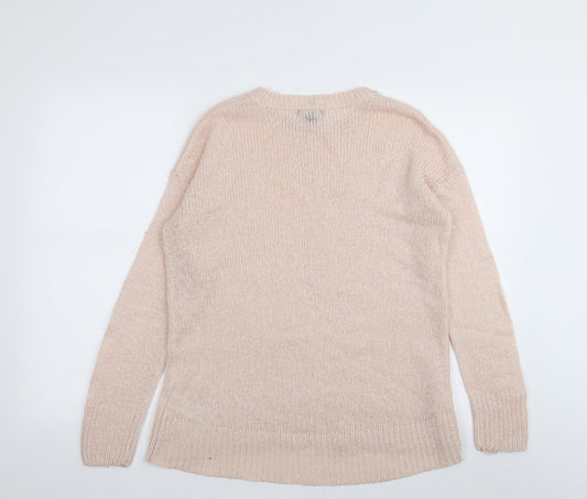 New Look Womens Pink   Pullover Jumper Size S