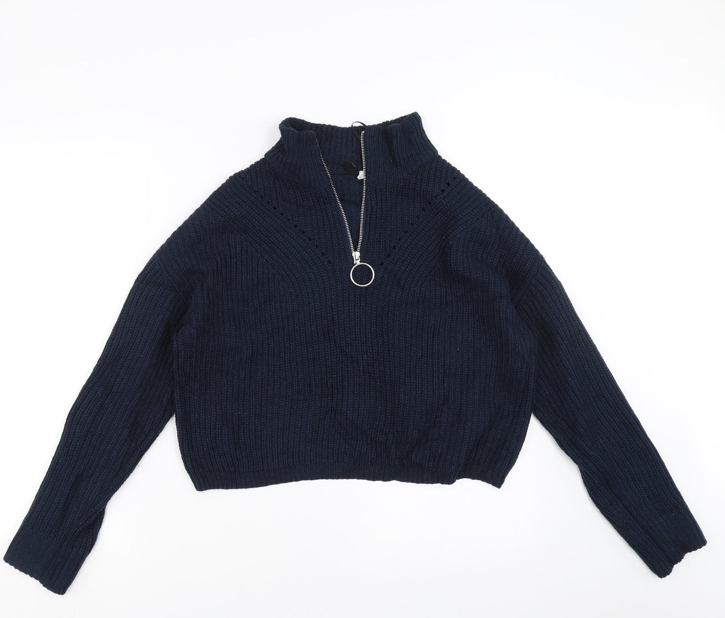 Divided by H&M Womens Blue   Pullover Jumper Size S  - cropped