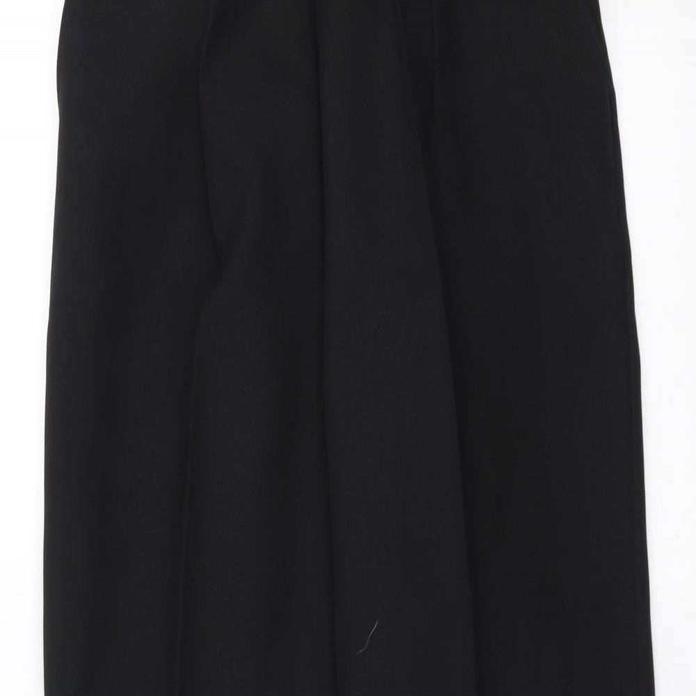 Preworn Womens Black   Trousers  Size 12 L25 in