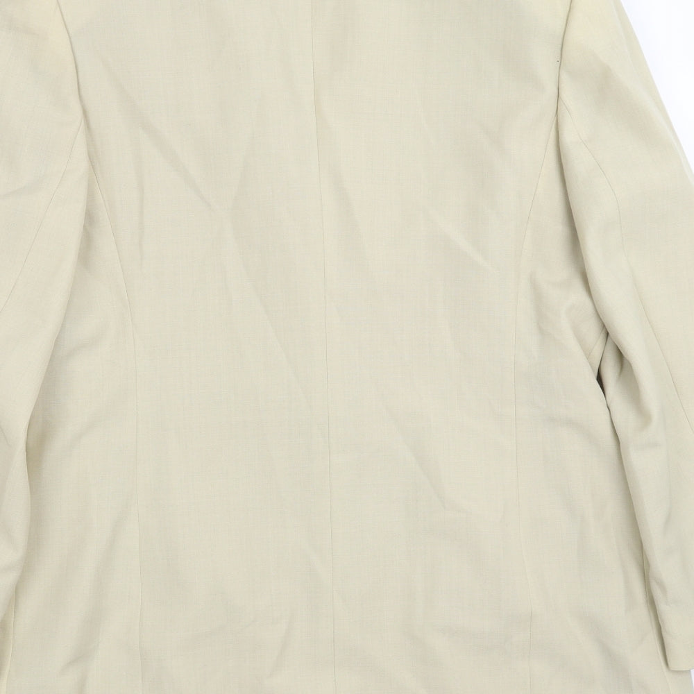 Bianca Womens Yellow   Jacket Suit Jacket Size 12