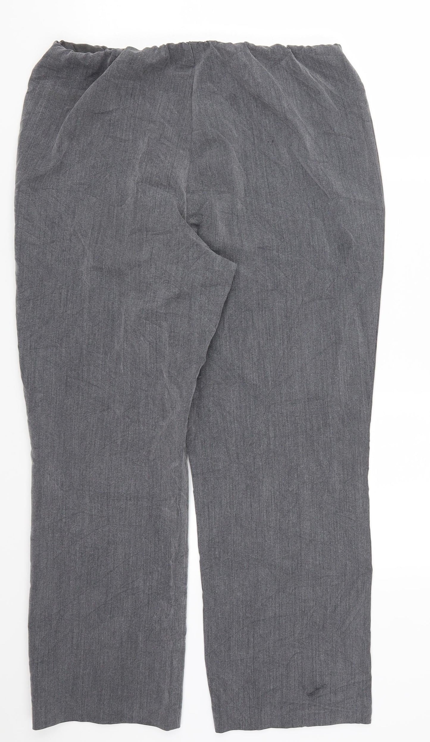 Preworn Womens Grey   Cropped Trousers Size 14 L26 in