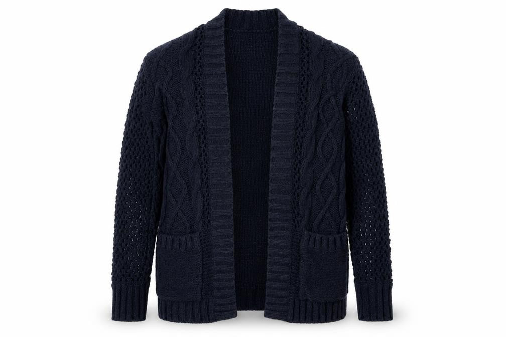 Marks and Spencer Womens Blue  Knit Cardigan Jumper Size S