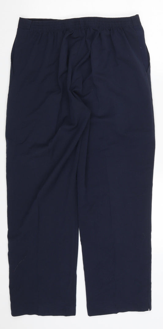Preworn Womens Blue   Trousers  Size 32 in L26.5 in
