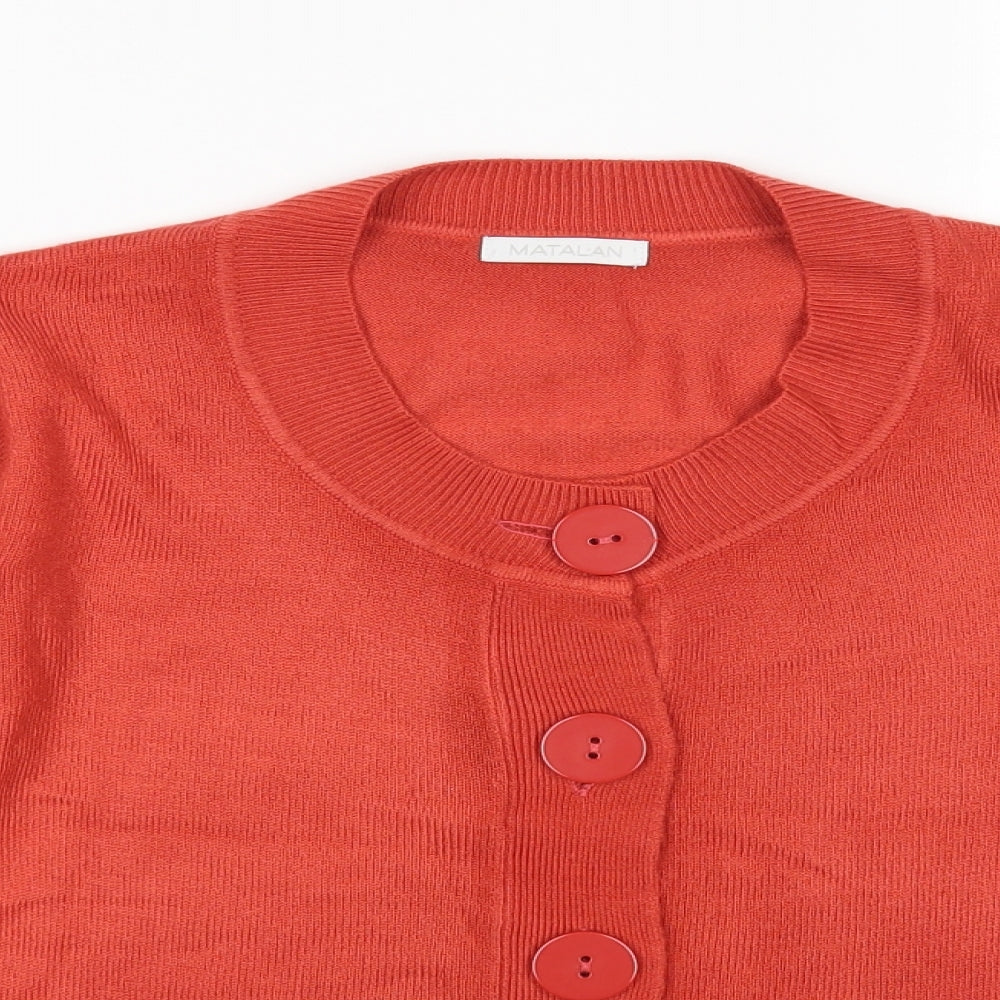 Matalan Womens Red   Cardigan Jumper Size 12