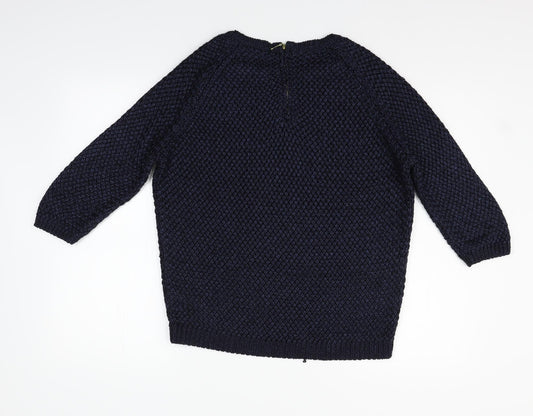 Wallis Womens Blue   Pullover Jumper Size S