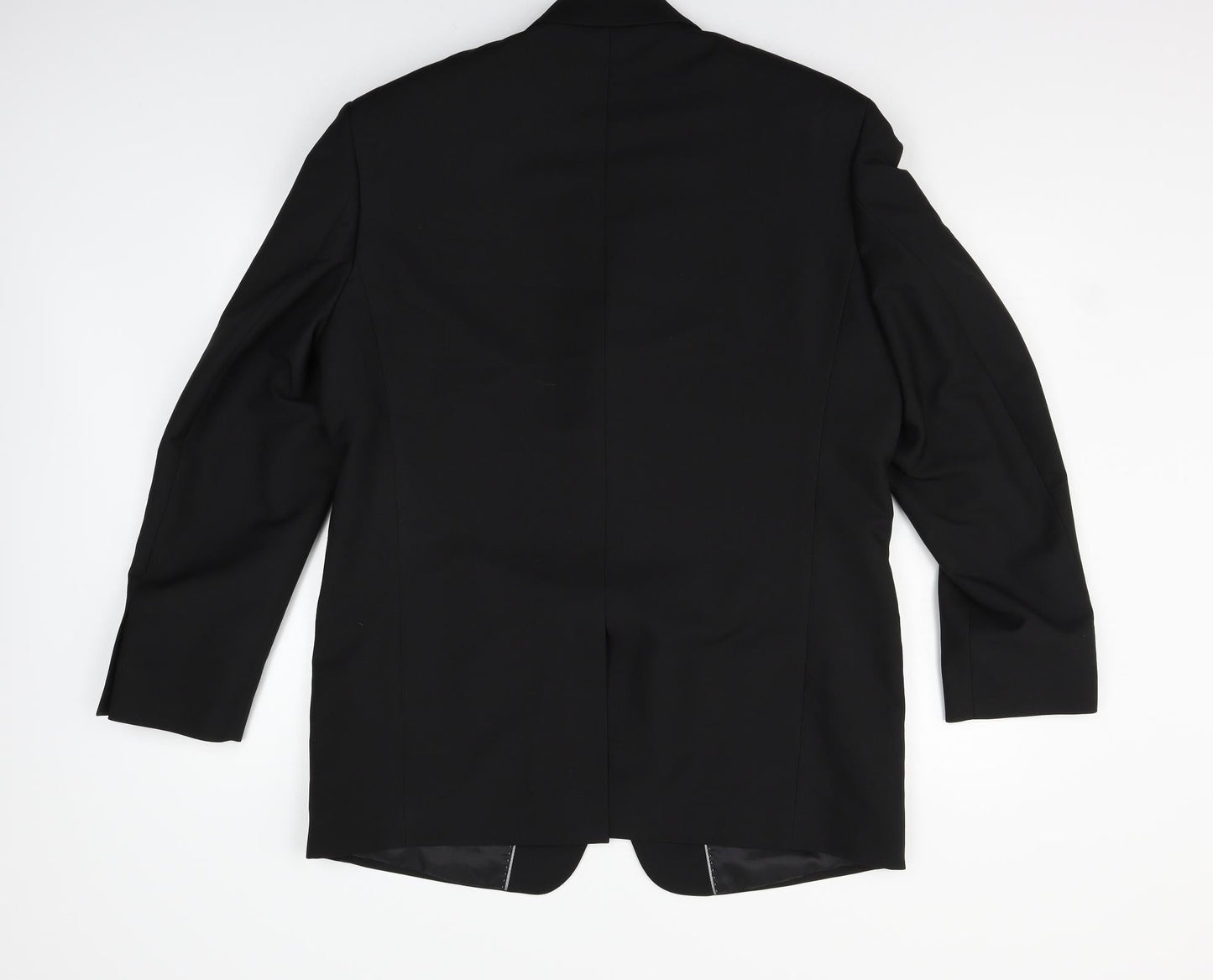 Cedar Wood State Mens Black   Jacket Suit Size 42
