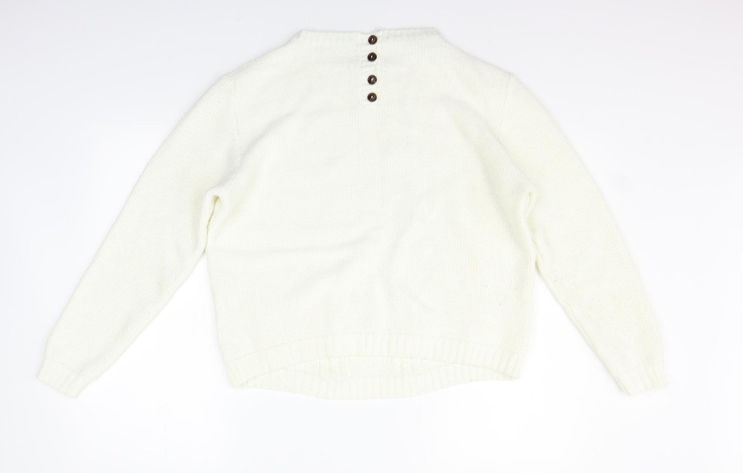 Dandara Womens Yellow   Pullover Jumper Size L
