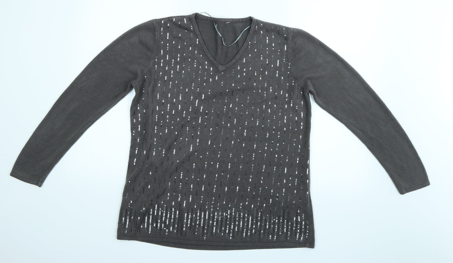 Preworn Womens Brown   Pullover Jumper Size L